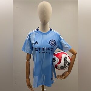 Adidas NYCFC Women’s Soccer Jersey New With Tags Light Blue MLS Size M